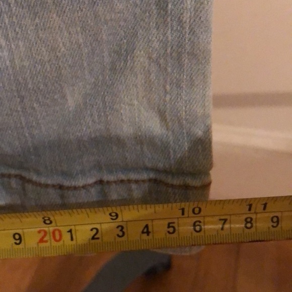 LL Cool J  fits size 10-12 jeans flare wide leg light wash sized at 11 - Picture 9 of 10